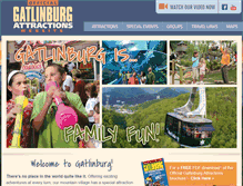 Tablet Screenshot of gatlinburg-attractions.com